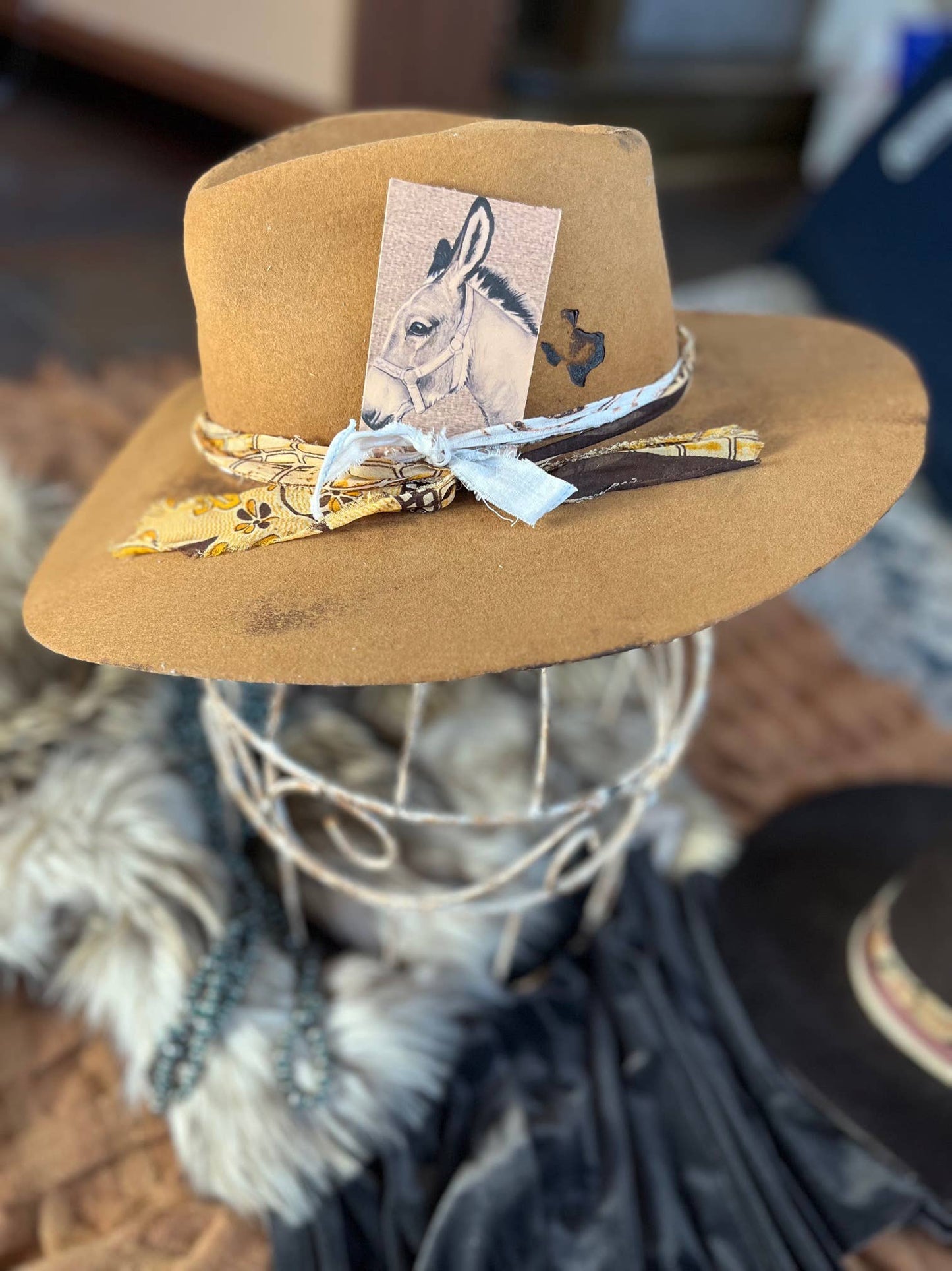 Leather Hat Card - Heartbreaker