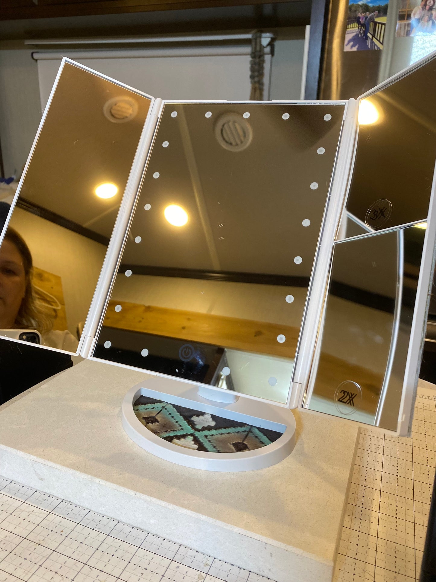 Longhorn Vanity Mirror
