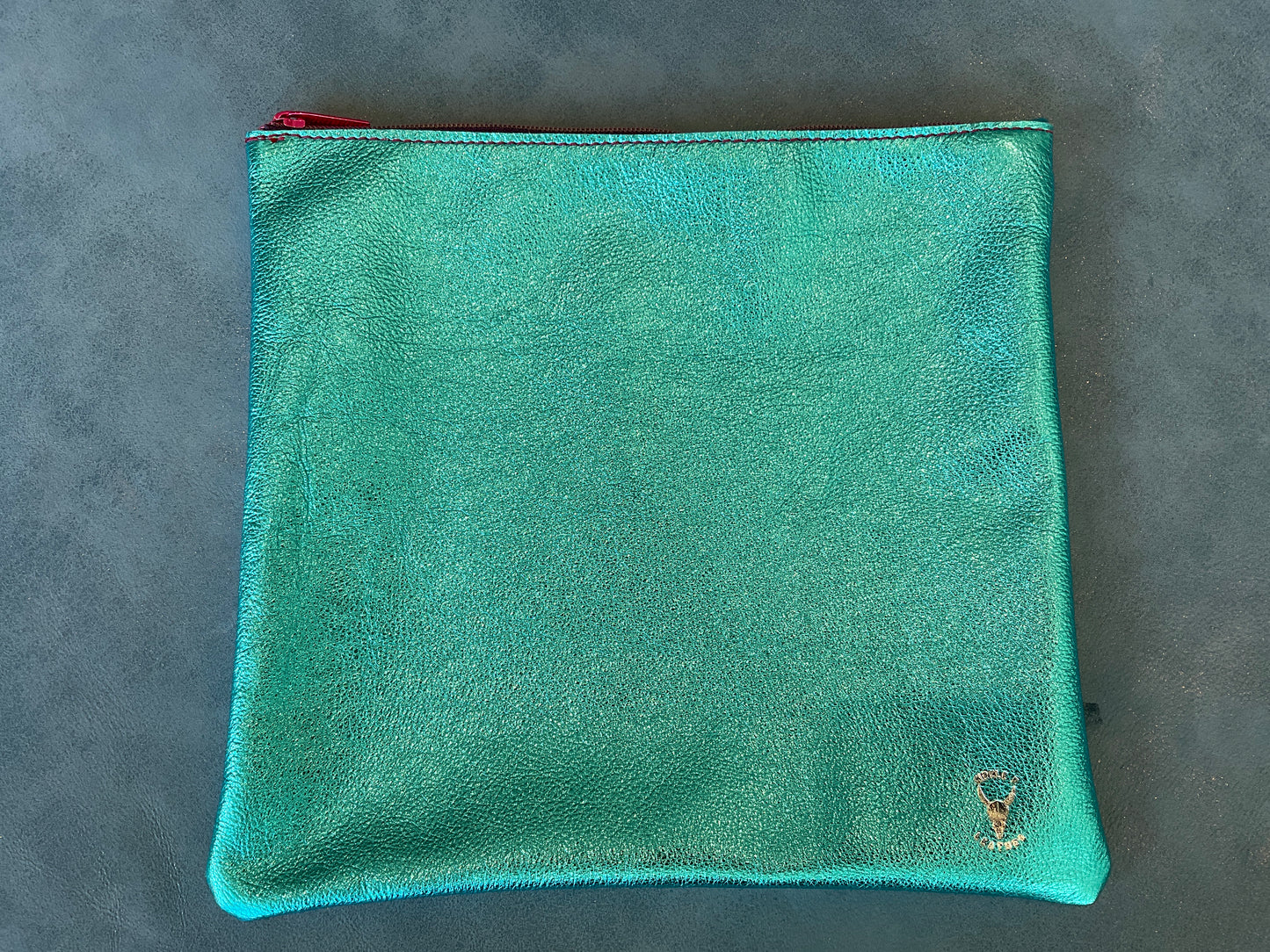 Pre-order Mahjong Tile Bag - Metallic Turquoise