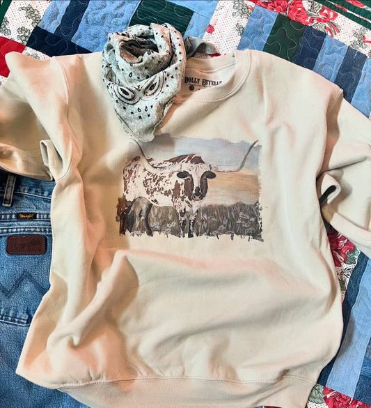Sweatshirt - Bart the Longhorn: X Large
