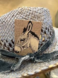 Leather Hat Card - Heartbreaker