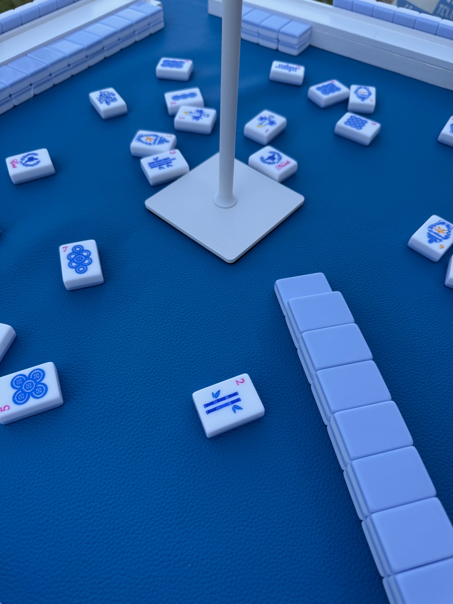 Blue Mahjong Mat