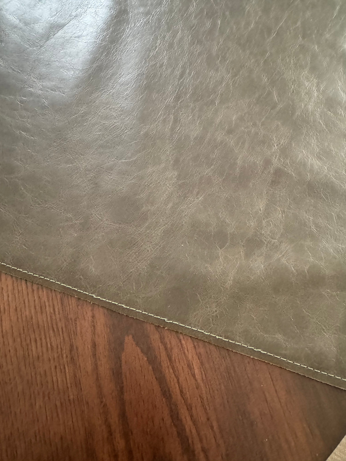 Leather Mahjong Mat - Olive Brahman