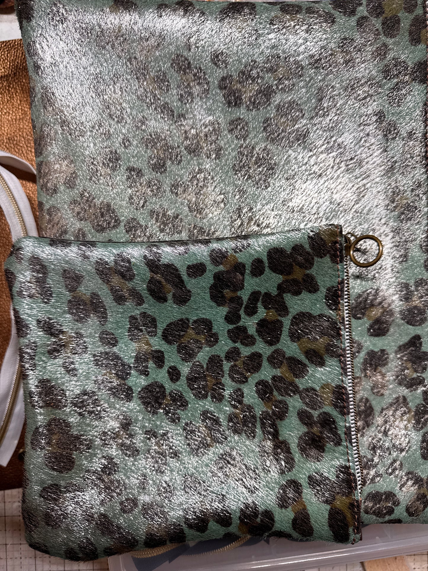 Custom Hair on Hide Mahjong Tile Bag