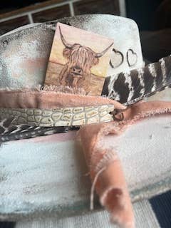 Leather Hat Card - Chewy