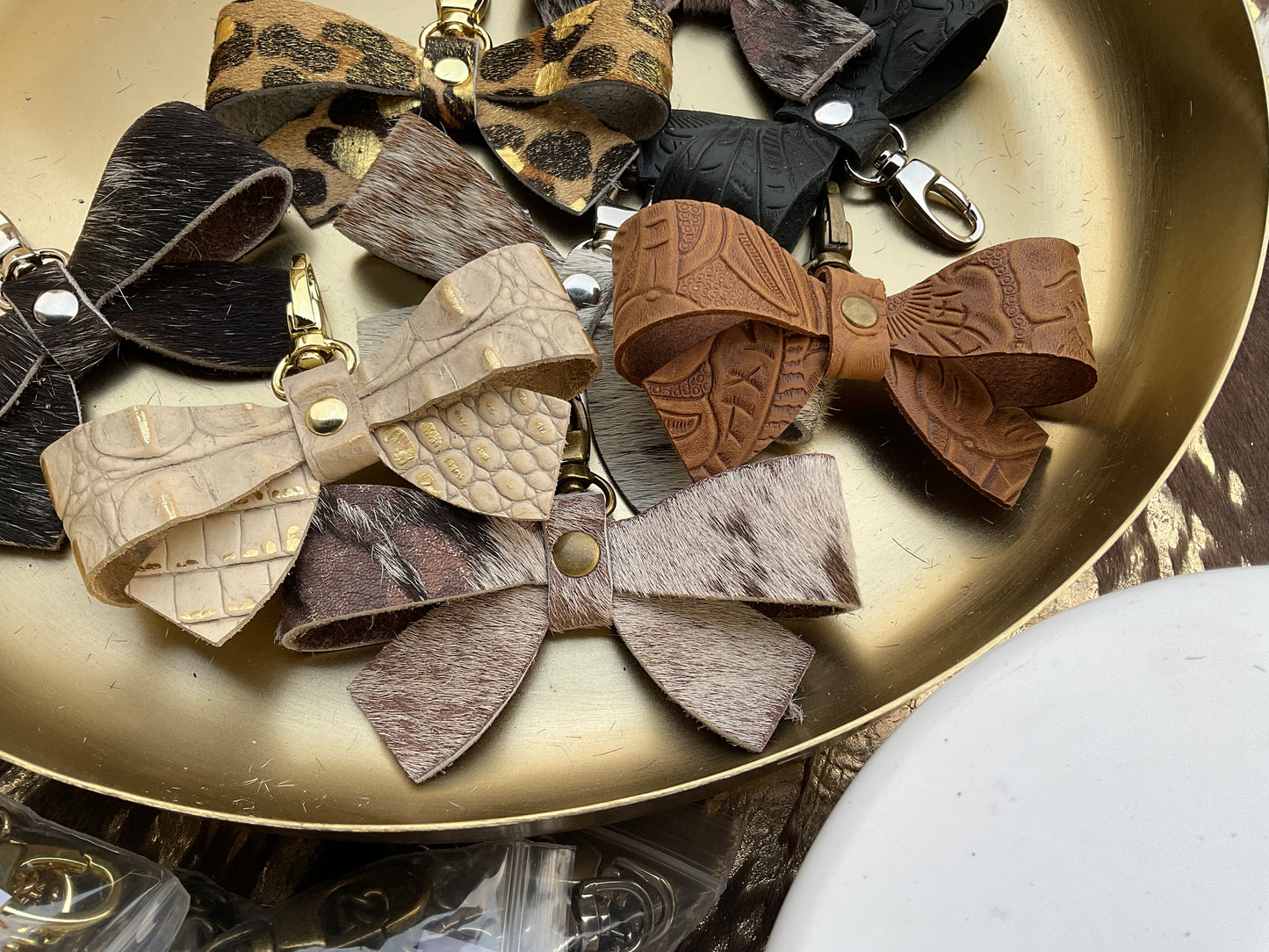 Custom Bow Bag Charm