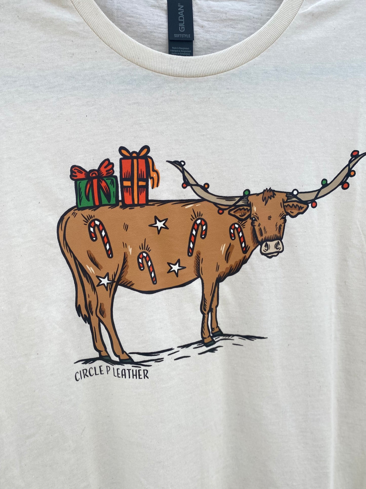 Christmas Longhorn T-shirt