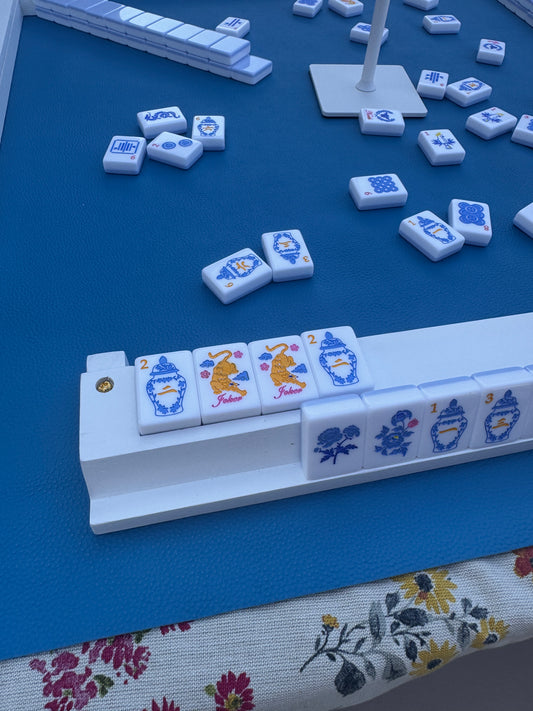 Blue Mahjong Mat