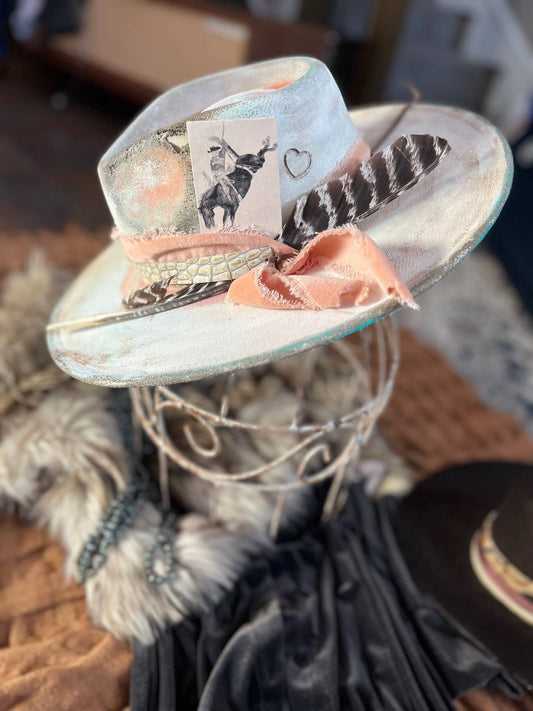 Leather Hat Card - Wyatt